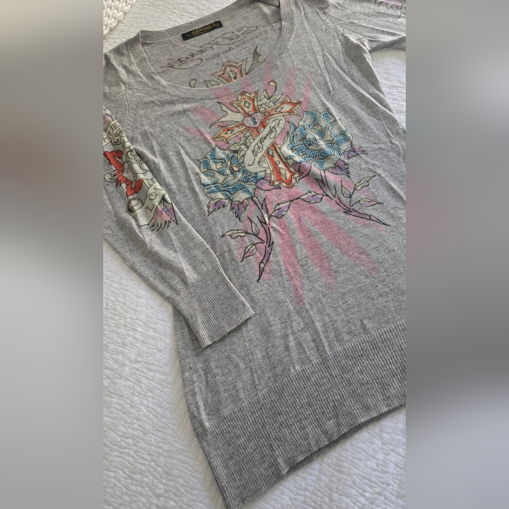 ED HARDY by Christian Audigier Sweater/Dress Size XL